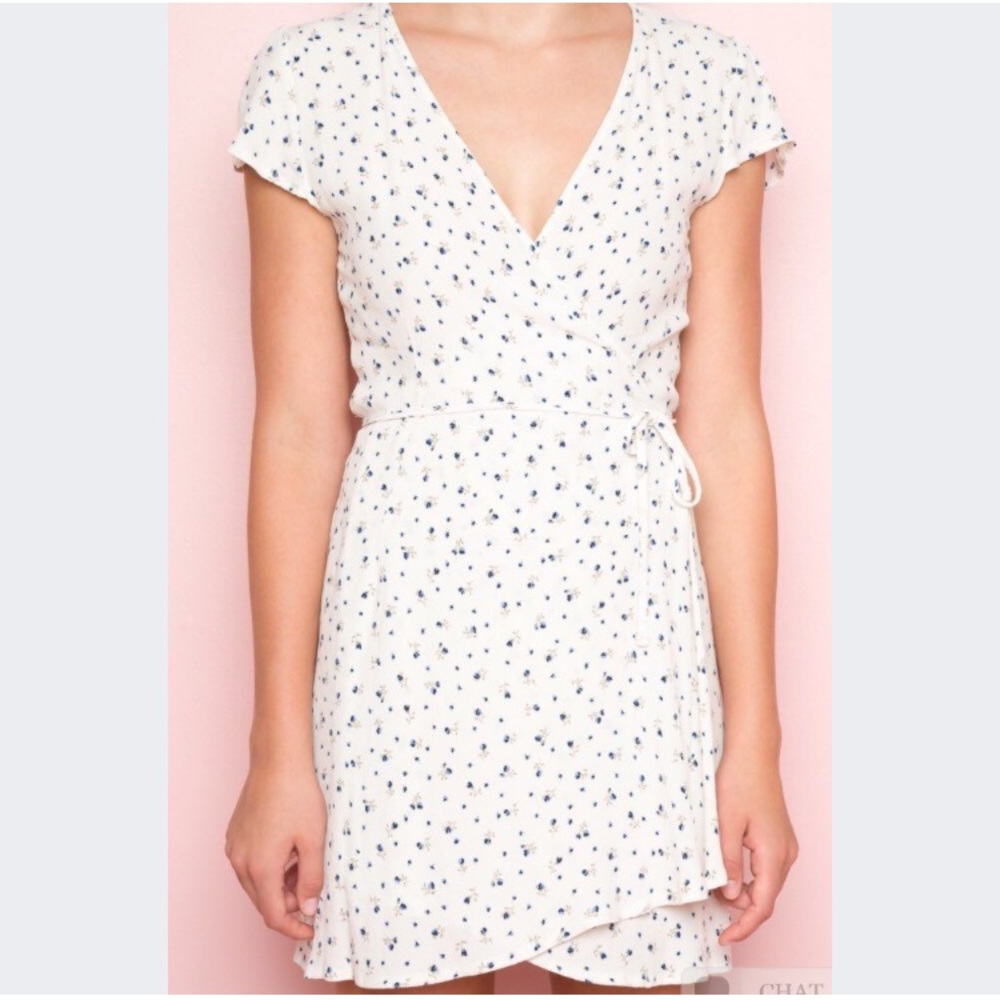 Brandy Melville floral wrap dress